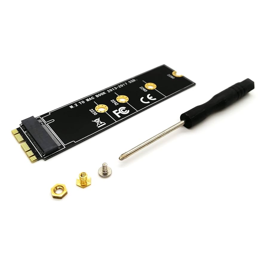 Mac (Apple) - aki！ M.2 NVME SSD Convert Adapter Card,NGFF M.2 NGFF M-Key AHCI